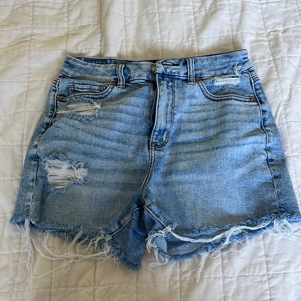 American Eagle Curvy Mom Denim Shorts